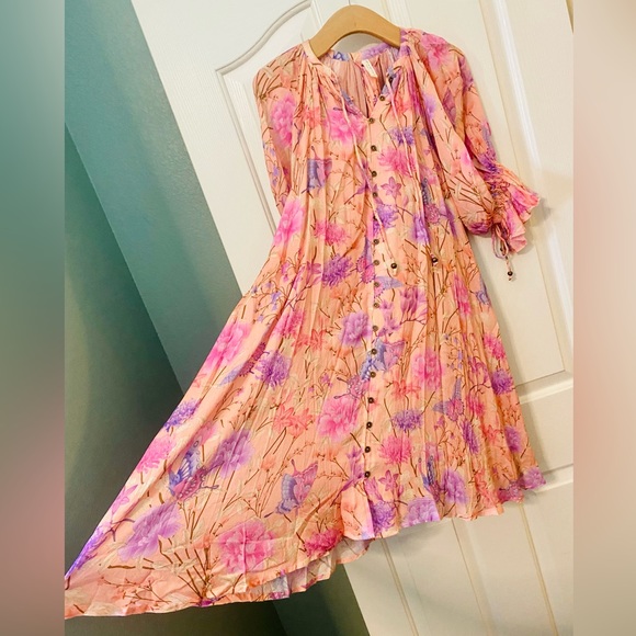 EUC Spell & the Gypsy Collective Musk Butterfly Mini Dress - Picture 6 of 15